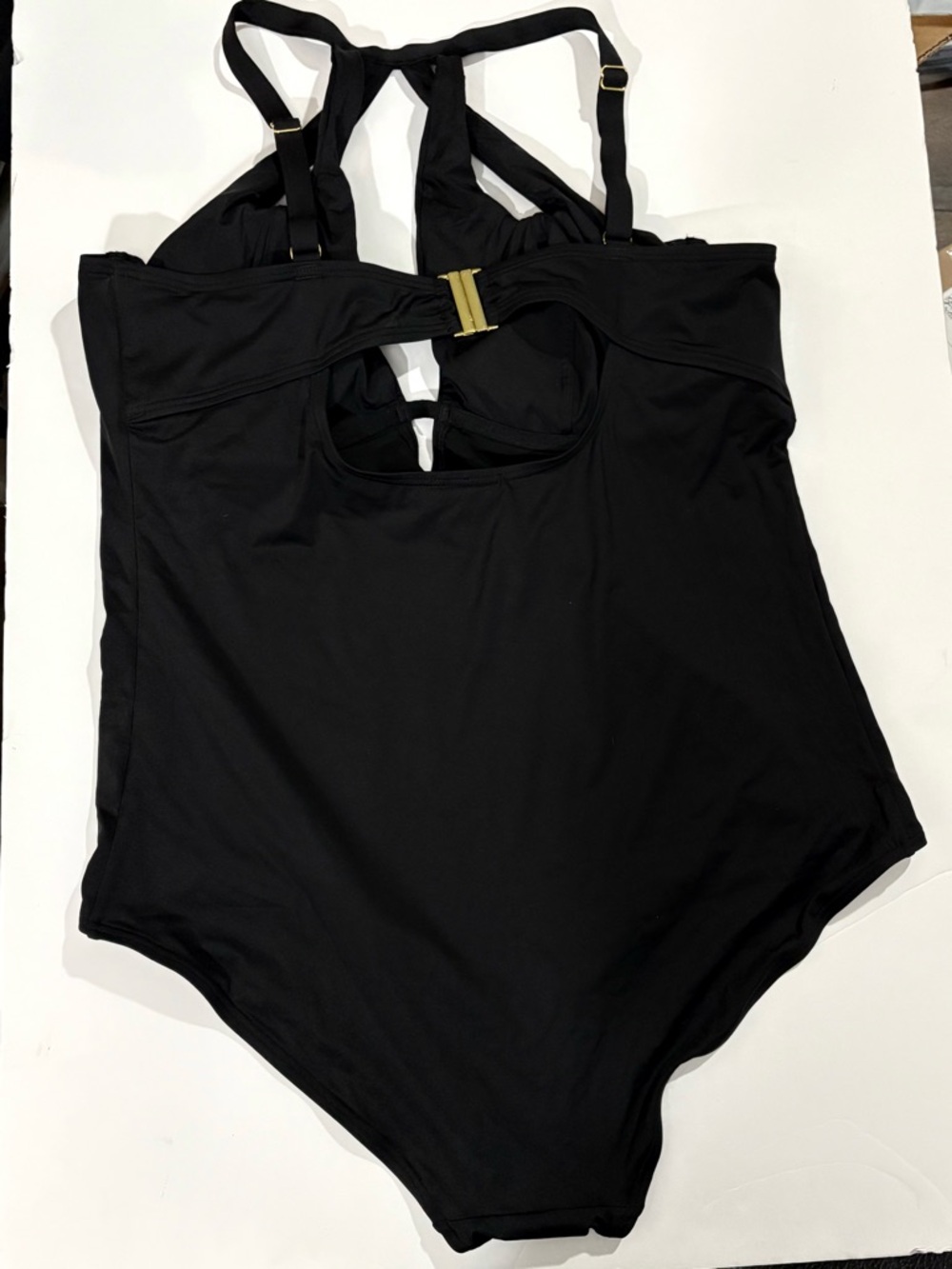 NWT City Chic Cancun Black One Piece Bathing Swimsuit Suit - Picture 5 of 11